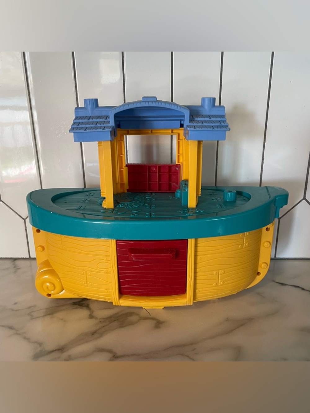Vintage Fisher Price Little People Noah’s Ark with 10 Figures - Picture 12 of 14